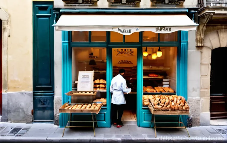 중소기업 마케팅 활용법 - **Prompt:** A vibrant, sun-drenched scene of a traditional French "boulangerie artisanale" nestled o...